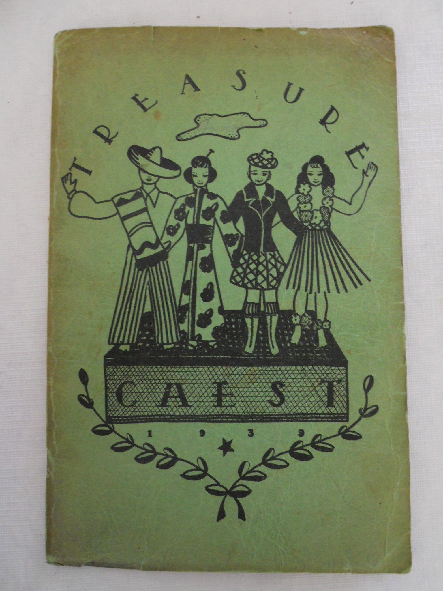 Treasure Chest, Robert Louis Stevenson Jr. High School Yearbook, 1939